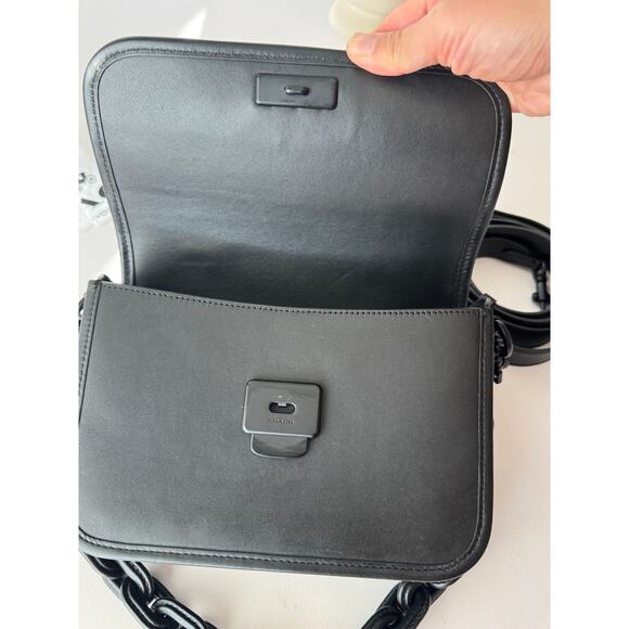 Coach Rogue Top Handle Bag Matte Blackout - Picture 10 of 10